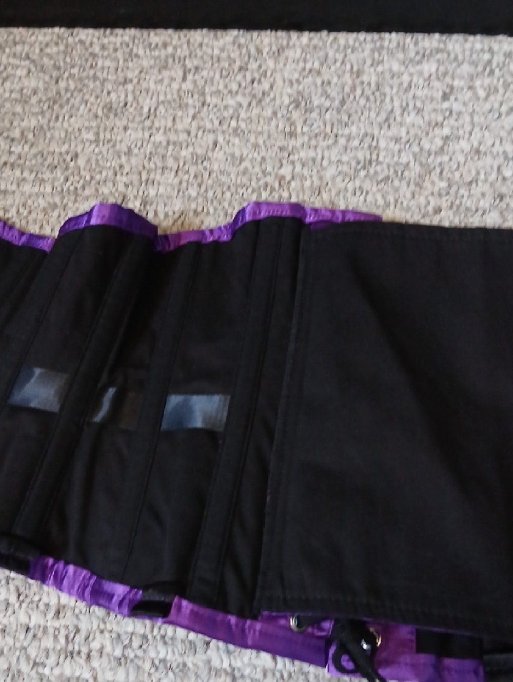 Authentic Purple Underbust Waist Cincher Corset - Shaping Intimates - Picture 4 of 7